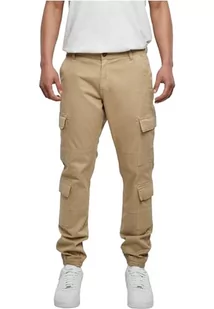 Urban Classics Męskie spodnie Double Cargo Twill spodnie do biegania, ciepłe piaski, rozmiar 38, Ciepły piasek, 38 - Spodenki męskie - miniaturka - grafika 1
