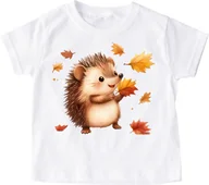 Koszulki dla dziewczynek - Koszulka z jeżem na Dzień Jeża - wzór jeż127 - miniaturka - grafika 1