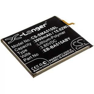 Cameron Sino Samsung Galaxy A51 2019 EB-BA515ABE 3900mAh 15.02Wh Li-Polymer 3.85V CS-SMA515SL - Baterie do telefonów - miniaturka - grafika 1