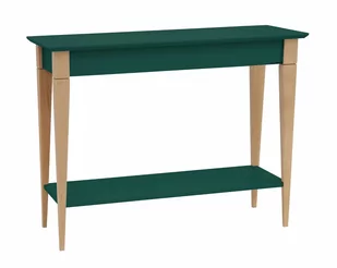Konsola MIMO z Półką 105x35cm Zielony Butelkowy - Konsole i sekretarzyki - miniaturka - grafika 1