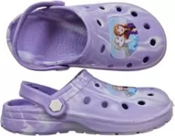 Buty dla dziewczynek - Kroksy CLOGI klapki chodaki piankowe FZ012300 FROZEN - miniaturka - grafika 1