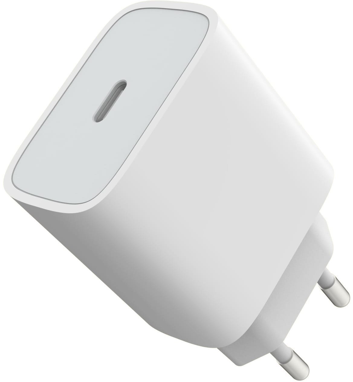 Ładowarka sieciowa 230V PLATINET 1xUSB-A + 1xUSB-C 20W biała 46000 PLCPD20W