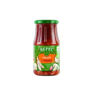 Pasta Z Fasolą I Grzybami "Veres" 500G - Pasztet i przetwory mięsne - miniaturka - grafika 1