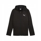 Bluzy męskie - PUMA BLUZA EVOSTRIPE WARM FZ DK 68170301 r L - miniaturka - grafika 1