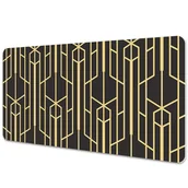 Podkładki na biurko - Ochronna podkładka na biurko Żółte linie 90x45 cm - miniaturka - grafika 1