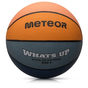 Piłka Koszykowa Meteor What's Up 4 Morski/pomarańczowy - Piłka nożna - miniaturka - grafika 1