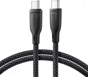 Kable - Kabel USB Joyroom USB-C / USB-C SA34-CC3 60W szybki transfer 1m Czarny - miniaturka - grafika 1