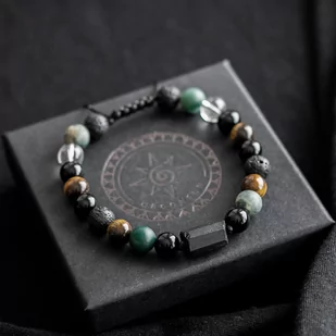 Bransoletka Bliźnięta Zodiak Męska Dla Bliźniąt Znak Zodiaku Dla Bliźniaka Gemini - Bransolety męskie - miniaturka - grafika 1