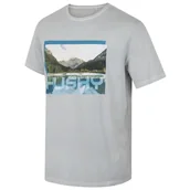 Koszulki sportowe męskie - Koszulka męska Husky Tee Lake M Rozmiar: XL / Kolor: jasnoszary - miniaturka - grafika 1