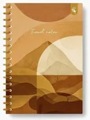 Notesy i bloczki - Kołonotatnik ozdobny B5/160K kratka Podróże - miniaturka - grafika 1