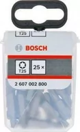 Bity - Bosch bit 1/4 T25 25mm TORX EXH 25 sztuk 2607002800 2607002800 - miniaturka - grafika 1