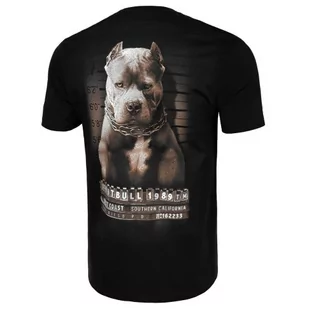 Pit Bull T-Shirt Mugshot II Black - Koszulki sportowe męskie - miniaturka - grafika 1