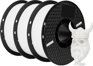 filament do drukarek 3D, średnica 1,75 mm, kompatybilny z wieloma kolorami, biały - 3 kg - Filamenty i akcesoria do drukarek 3D - miniaturka - grafika 1