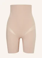 Spodenki damskie - Calvin Klein Szorty Modelujące Stay-Put Stretch beige - miniaturka - grafika 1