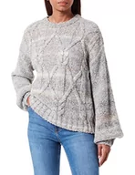 Swetry damskie - United Colors of Benetton Koszulka damska G/C M/L 1022d103j sweter, wielokolorowa 715, L - miniaturka - grafika 1