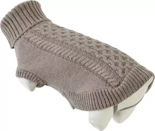 ZOLUX Sweterek MEGEVE T30 kol. szarobrązowy - Ubranka dla psów - miniaturka - grafika 1