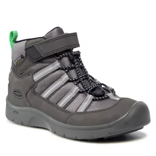 Botki męskie - Keen Trzewiki Hikeport 2 Sport Mid Wp 1023671 Black/Irish Green - grafika 1