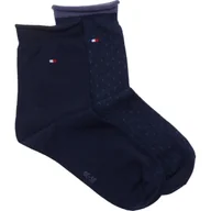 Skarpetki damskie - Tommy Hilfiger Skarpety 2-pack SHORT DROPPED ROLL TOP - miniaturka - grafika 1