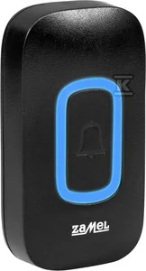 Przycisk bezbateryjny do dzwonka DANCE II CZARNY TYP: ST-420BP - Dzwonki i gongi - miniaturka - grafika 1