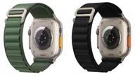 Akcesoria do smartwatchy - 2xPASEK DO ZEGARKA APPLE WATCH 38/40/41mm SE/9/8/7/6/5/4/3/2 CZARNY ZIELONY - miniaturka - grafika 1