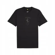 Koszulki męskie - PUMA KOSZULKA FERRARI RACE BIG SHIELD TONAL 62380601 r M - miniaturka - grafika 1