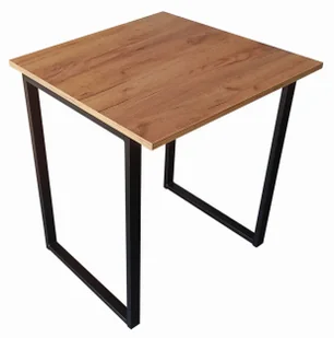 Mały kwadratowy stół kuchenny 65x65 dąb craft złoty - Ivum - Stoły - miniaturka - grafika 1