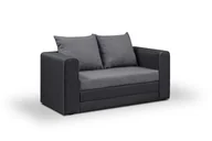 Sofy i kanapy - Sofa kanapa rozkładana 2 os BETA szara - miniaturka - grafika 1