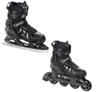 Łyżwy - Rolki Łyżwy Figurowe 2W1 Raven Expert Black 43-46 - miniaturka - grafika 1