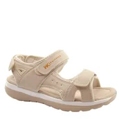 Sandały damskie - Wojtyłko 7S25337 damskie sandały sportowe beżowe - miniaturka - grafika 1