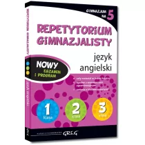 Greg Język angielski. Repetytorium gimnazjalisty. Gimnazjum na 5 - Monika Kociołek - Materiały pomocnicze dla uczniów - miniaturka - grafika 1