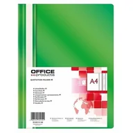 Teczki i skoroszyty - Skoroszyt A4, PP, office products, zielony, 25szt. - miniaturka - grafika 1