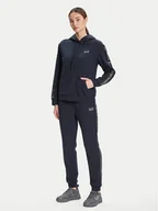 Dresy damskie - EA7 Emporio Armani Dres 7W000789 AF18880 MB235 Granatowy Regular Fit - miniaturka - grafika 1