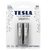 Baterie i akcesoria - Bateria alk. LR6 TESLA SILVER+ B2 1,5V - miniaturka - grafika 1