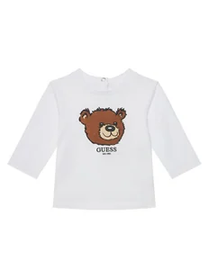 Guess Bluzka I5YI02 K8HM4 Biały Regular Fit - Bluzki damskie - miniaturka - grafika 1
