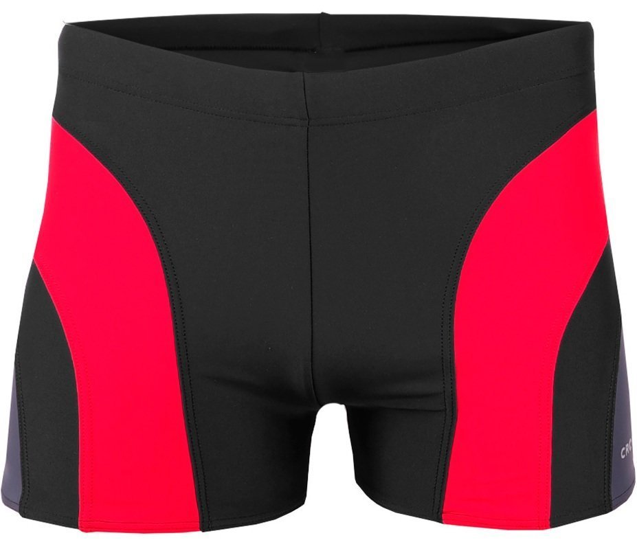Kąpielówki męskie Crowell Sykes kol.01 czarno-czerwono-szare-2XL