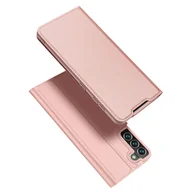 Etui i futerały do telefonów - Dux Ducis Skin Pro kabura etui pokrowiec z klapką Samsung Galaxy S22+ (S22 Plus) różowy - miniaturka - grafika 1