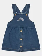 Sukienki i spódniczki dla dziewczynek - United Colors Of Benetton Sukienka jeansowa 4BAYAV00E Niebieski Regular Fit - miniaturka - grafika 1