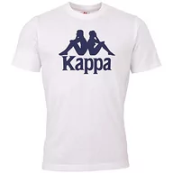 Koszulki męskie - Kappa Męski T-shirt Authentic Caspar, biały, M - miniaturka - grafika 1