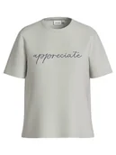 Koszulki i topy damskie - Vila Koszulka w kolorze szarym - miniaturka - grafika 1