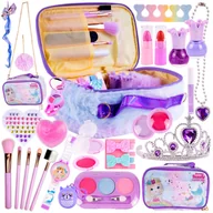 Zabawki interaktywne dla dzieci - Zestaw Kosmetyków Dla Dzieci - Zestaw do makijażu Syrenka z Koroną Z945 - miniaturka - grafika 1
