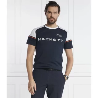 Koszulki męskie - Hackett London T-shirt | Regular Fit - grafika 1