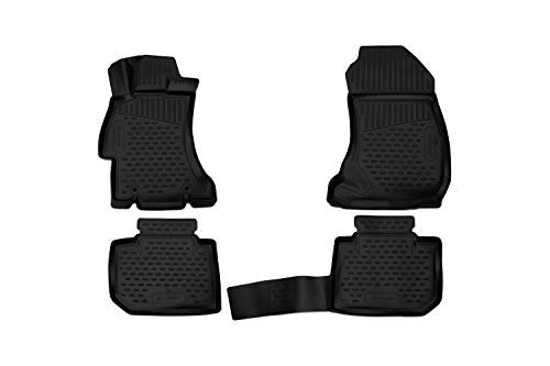 Element antypoślizgowa gumowa mata podłogowa 3D do Suzuki Crossrek 01/13-12/17