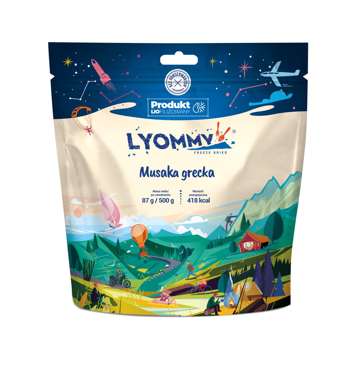 Liofilizat Lyommy Musaka grecka 500g