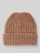 Czapki damskie - Czapka beanie z prążkowanej dzianiny model ‘PYRON’ - miniaturka - grafika 1