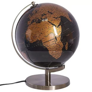 Beliani Globus LED czarno-miedziany MAGELLAN - Globusy - miniaturka - grafika 1