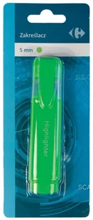 Carrefour Zakreślacz Zielony NEON 376188 - Przybory szkolne - miniaturka - grafika 1