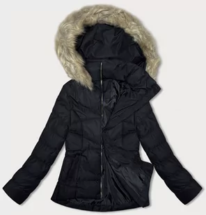 Krótka pikowana damska kurtka zimowa J Style czarna (5M3153-392) - J STYLE - Kurtki damskie - miniaturka - grafika 1