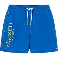 Kąpielówki dla chłopców - Hackett London Dziecięce kąpielówki do siatkówki, NIEBIESKI, 15 Lat - miniaturka - grafika 1