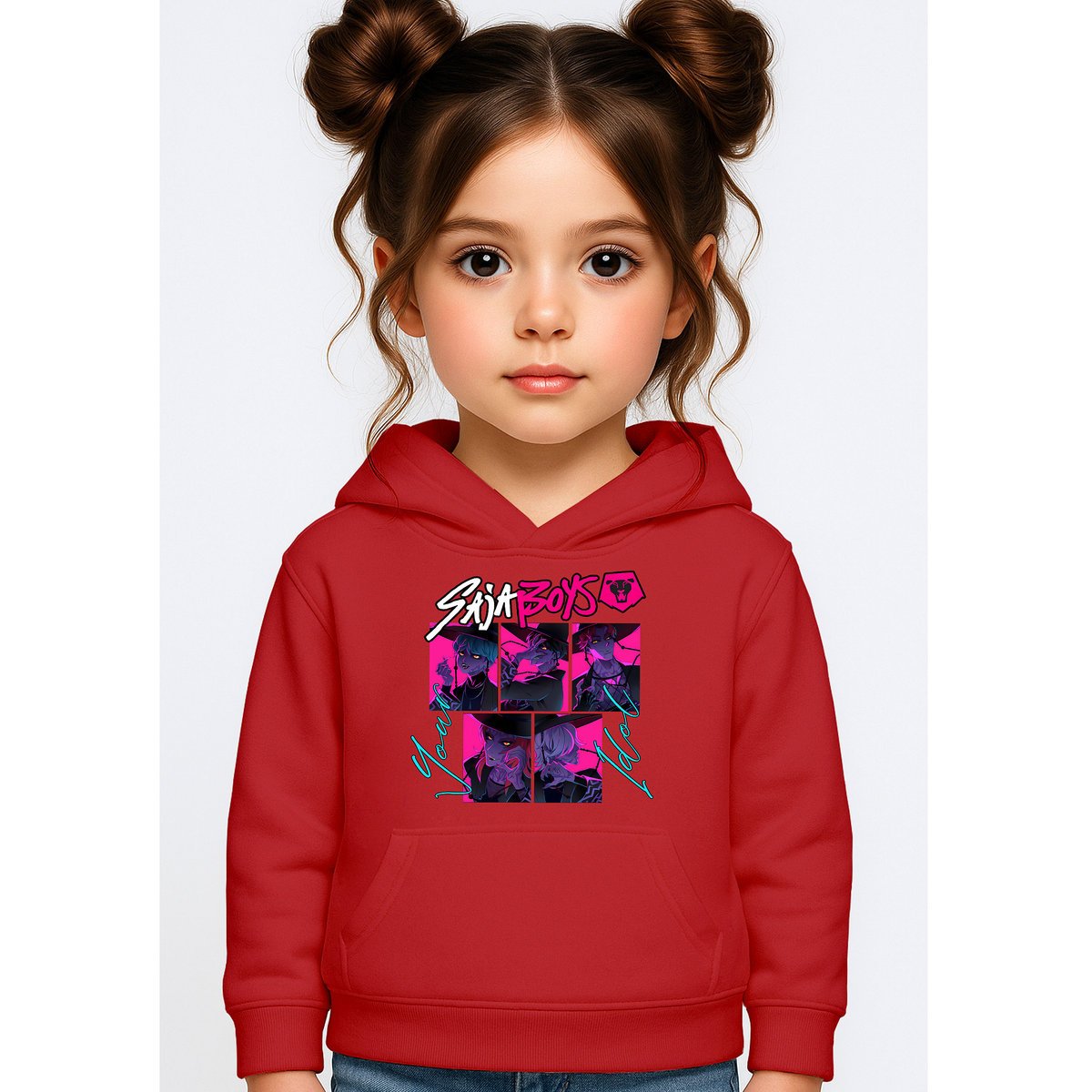 BLUZA DZIECIĘCA HUNTRIX SAJA BOYS 110-116 Z KAPTUREM BAWEŁNIANA JAKOŚĆ