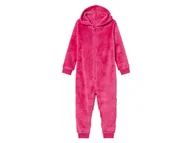 Kombinezony dla dzieci - lupilu® Kombinezon pluszowy dziewczęcy (98 - 104, Różowy) - miniaturka - grafika 1